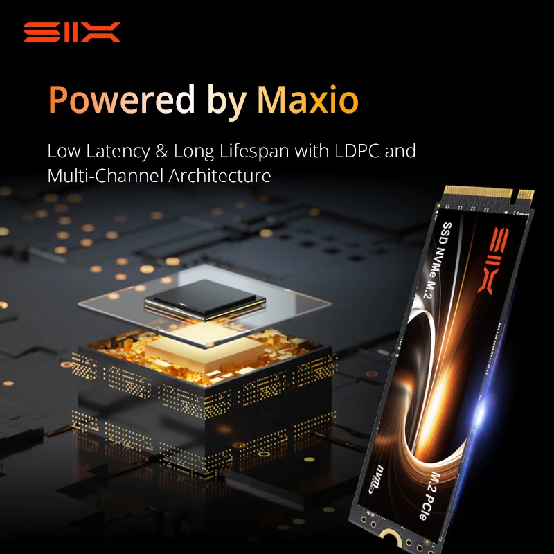 ENAM SSD M.2 PCIe Gen4x4 2TB, NVMe 2.0, 3D TLC, Kecepatan Baca Hingga 7400MB/s, 1000K IOPS, 1200TBW, Penyimpanan Internal Ultra-Cepat