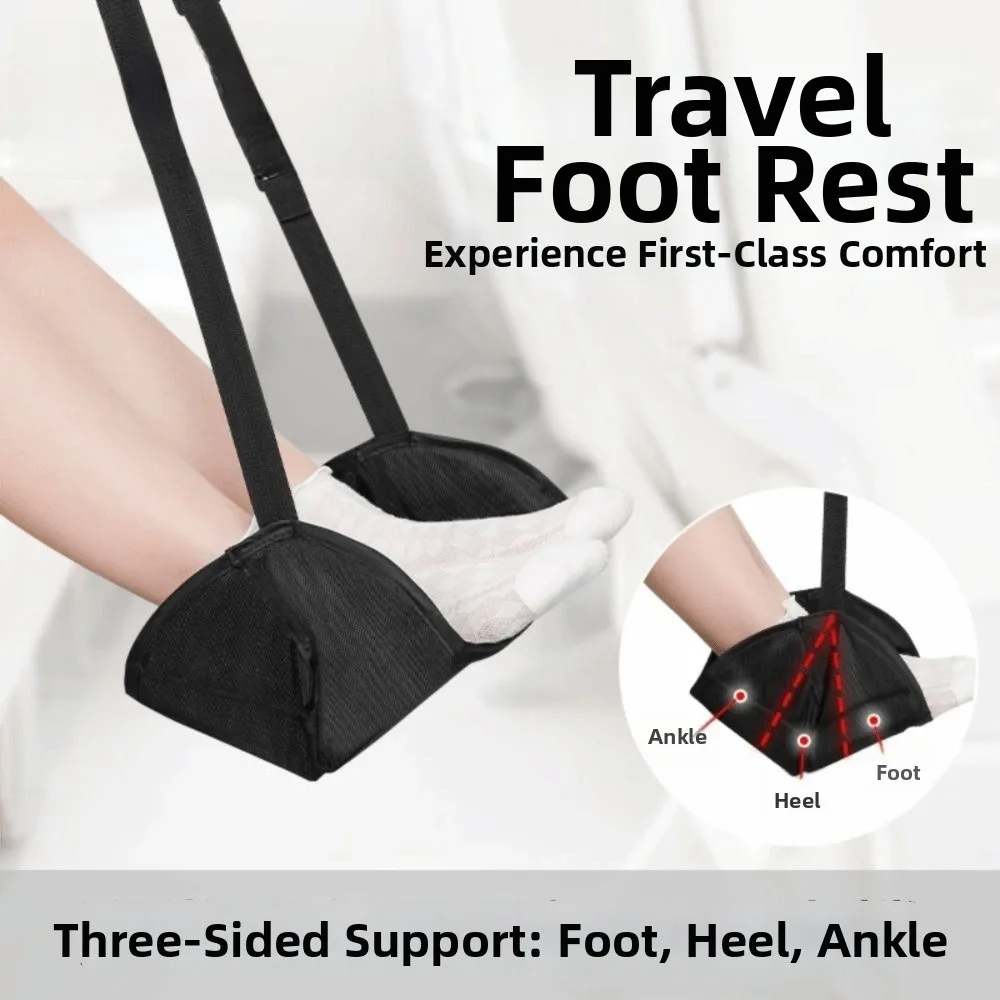 Waterproof Travel Foot Rest Adjustable Foldable Car Foot Hammock Non-slip Comfortable Car Seat Gap Leg Sling Self-driving