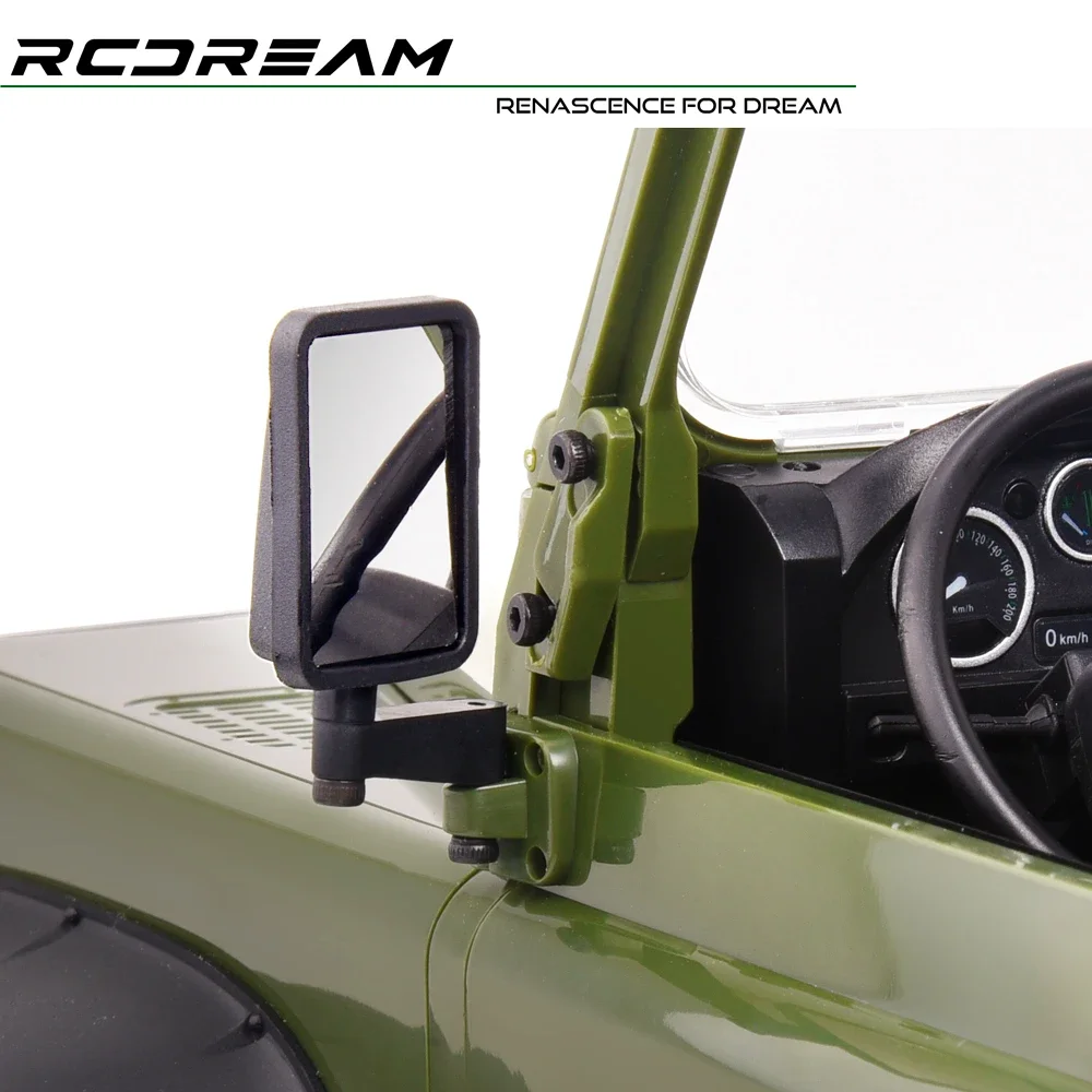 RCDream 1/10 Door Mirror Sheets / Door Mirror Mounts for RCDream Wild-Defener RD110 Body Upgrade Option Parts #D1B2 #D1B2-M