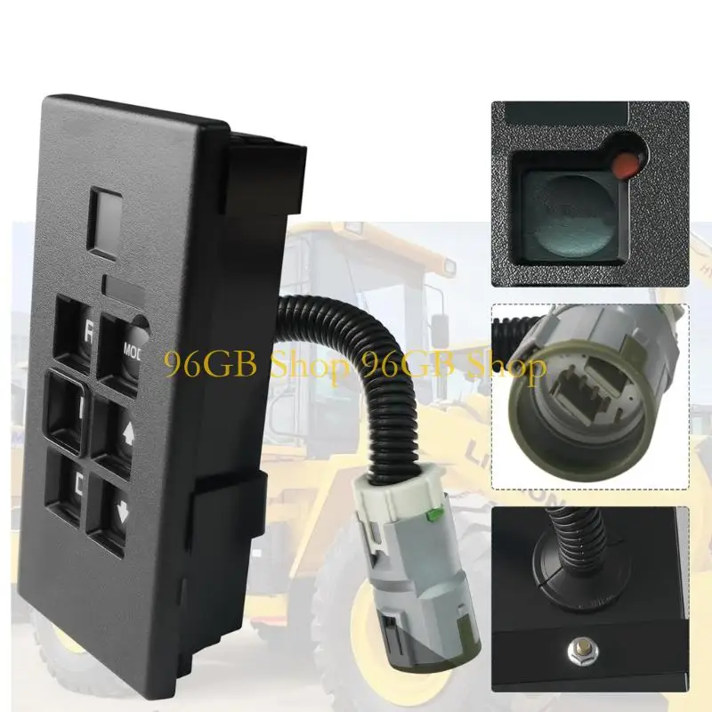 96GB Automatic Transmission Gear Selector Panel Plastic Shifting Pad with Connector Cable for Allison WTEC-3 29583733 29529430