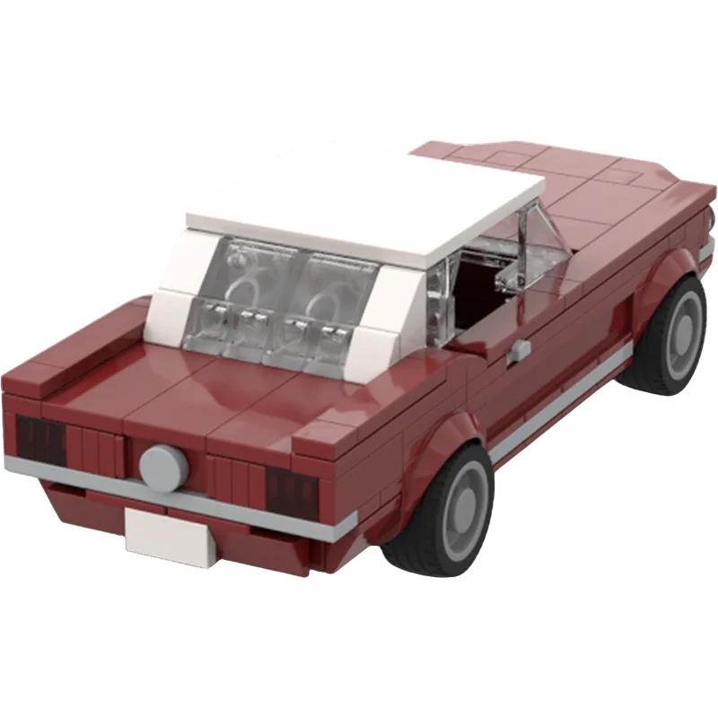 

255PCS MOC Creative Model Classic Pickup Mustang Custom Building Blocks Architecture DIY Assembly Display Gift Collectible Set