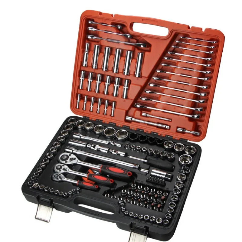 150-Piece auto repair tool set Auto repair shop professional machine repair ratchet wrench sleeve tool