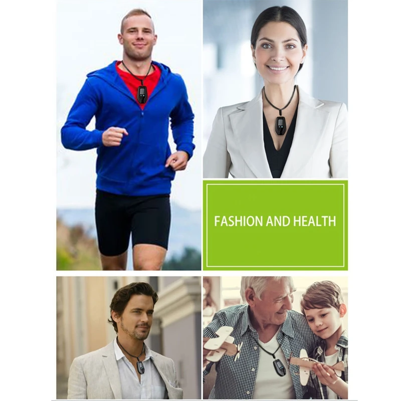 Mini collier de supporter ficateur d'air portable, supporter ficateur d'air portable pour la maison, éliminateur de fumée personnel pour enfants, adultes et voiture