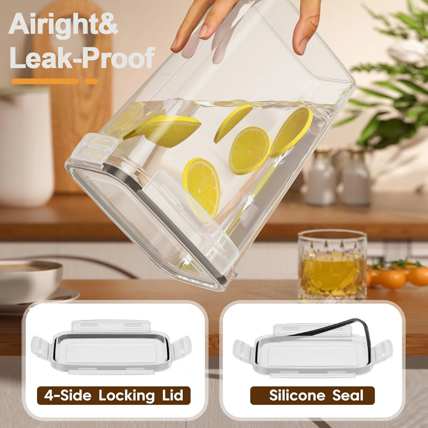 3/6 szt. Hermetyczne pojemniki – Food Storage Jar Set recenzja i cena