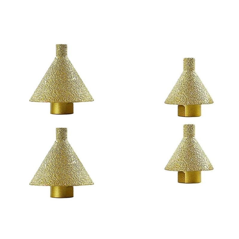 

2Pcs M10 Diamond Chamfering Bits For Angle Grinders,Tile Ceramic Trimming Cone Carve Polishing Grinding Wheel