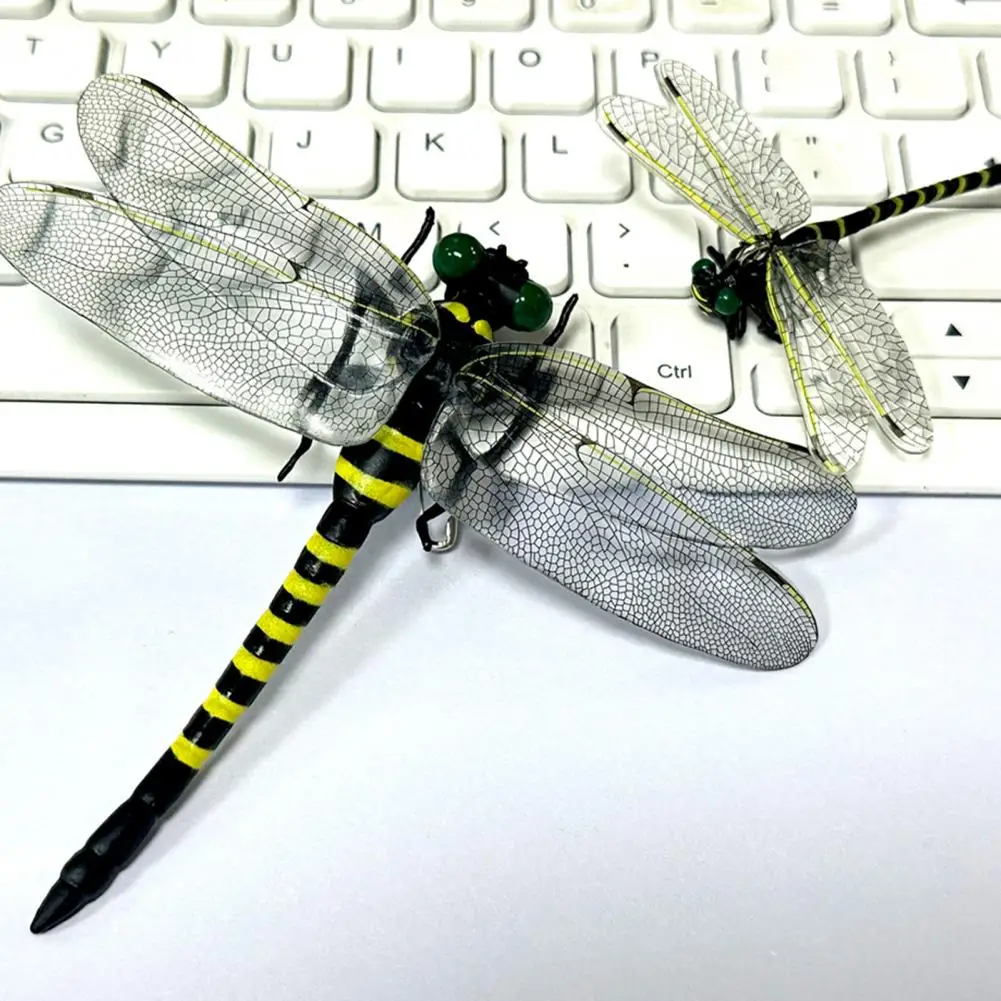 

Садовый аксессуар, отпугивающий насекомых, 3d искусственный репеллент бабки, уличный поддельный подвесной орнамент в виде стрекозы, зажим для шляпы для сада