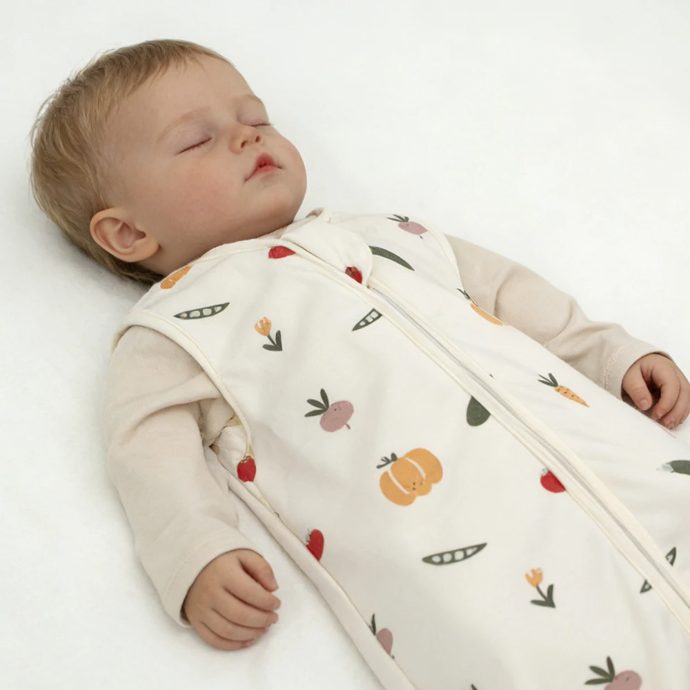 Sacco nanna estivo per neonati, sottile, di alta qualità, 100% cotone, confortevole, per bambini da 0 a 18 mesi, coperta indossabile con stampa a cartoni animati