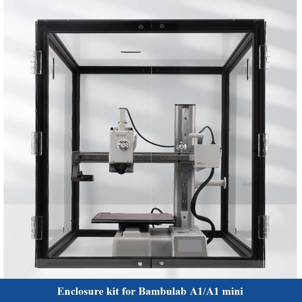 For Bambu Lab A1 Mini Enclosure Assemble kit Acrylic PC Panel Protective Cover Visibale For Kingroon KP3S KP3S Pro V2