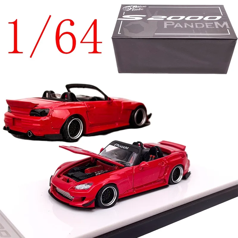 

MT Diecast 1/64 Scale Honda Alloy Model Cars Honda S2000 JS Racing Play Vehicles Toys for Boys Gift Original Box