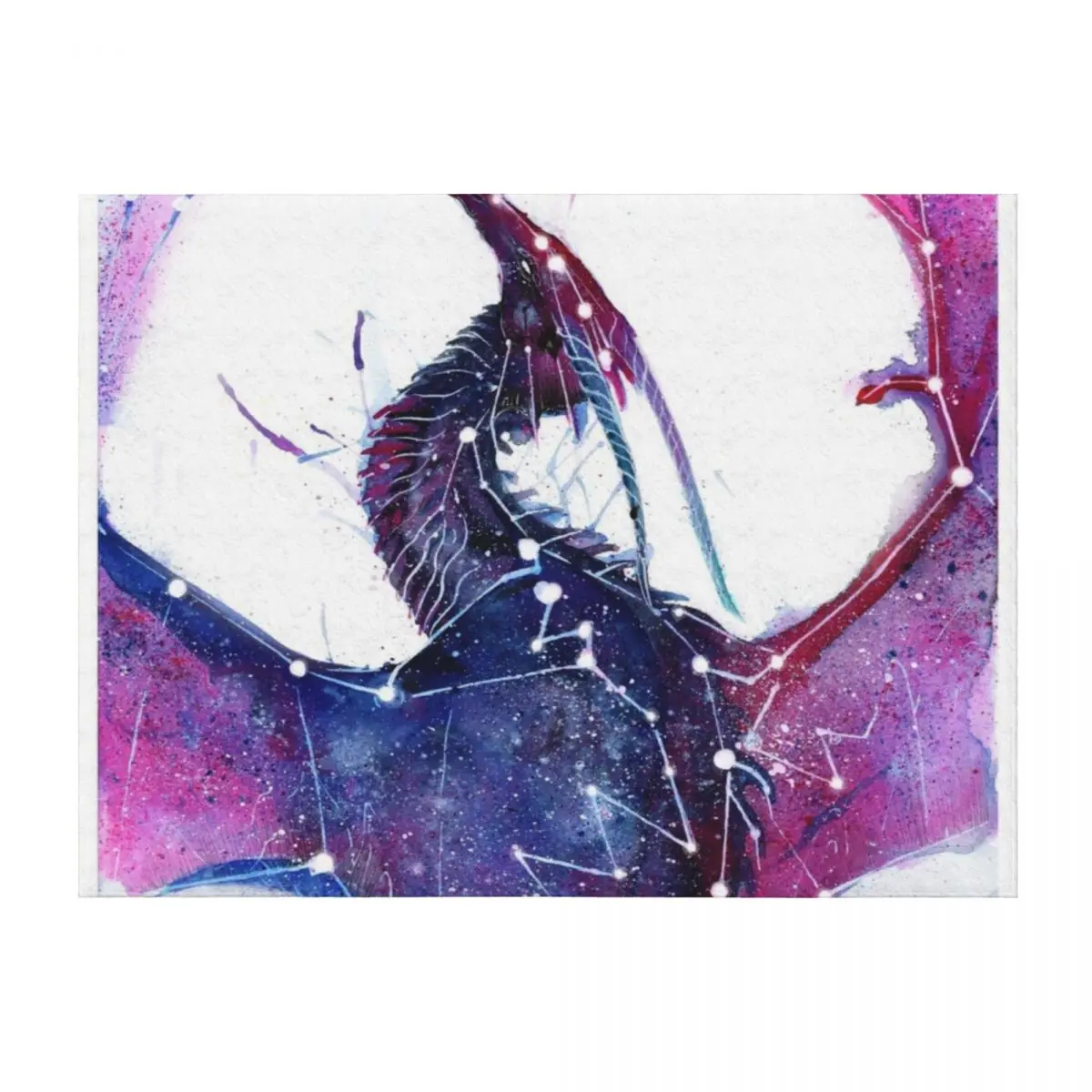 

Galaxy Dragon Throw Blanket Soft Soft Plush Plaid Beautifuls Heavy Blankets