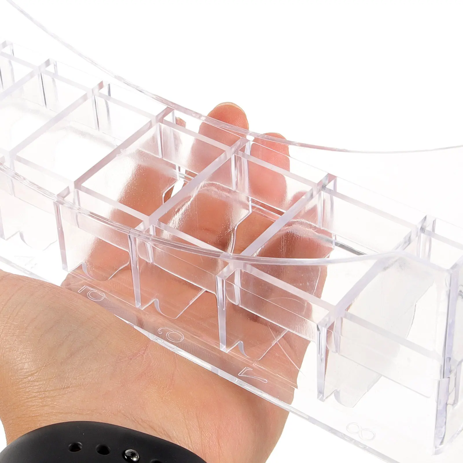 

Прямоугольный пластиковый футляр для насадок машинки для стрижки волос, держатель для гребней, органайзер для парикмахерских инструментов, подставка для лезвий