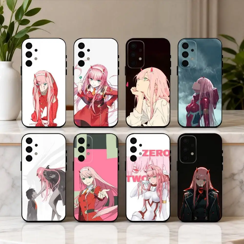 

D-Darling in The F-Franxx Z-Zero Two Phone Case For Samsung Galaxy A73,A72,A71,A70,A53,A52,A51,Soft Silicone Black Cover