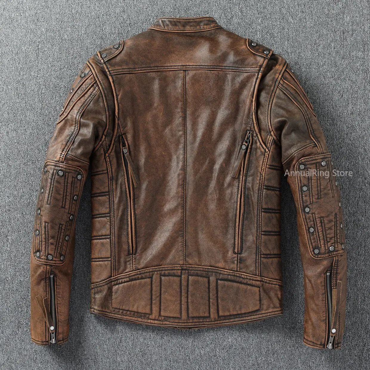 Herren-Bikerjacke aus Vollnarb – Motorcycle Gear For Men Bewertung und Preis