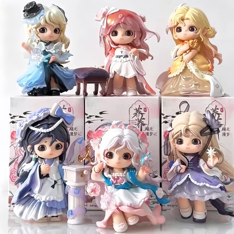 

Heyone Black Play Qiao Qiao Yao Guang Dreamy Radiance Series Blind Box Trendy Play Figures Cute Desktop Decorative Items