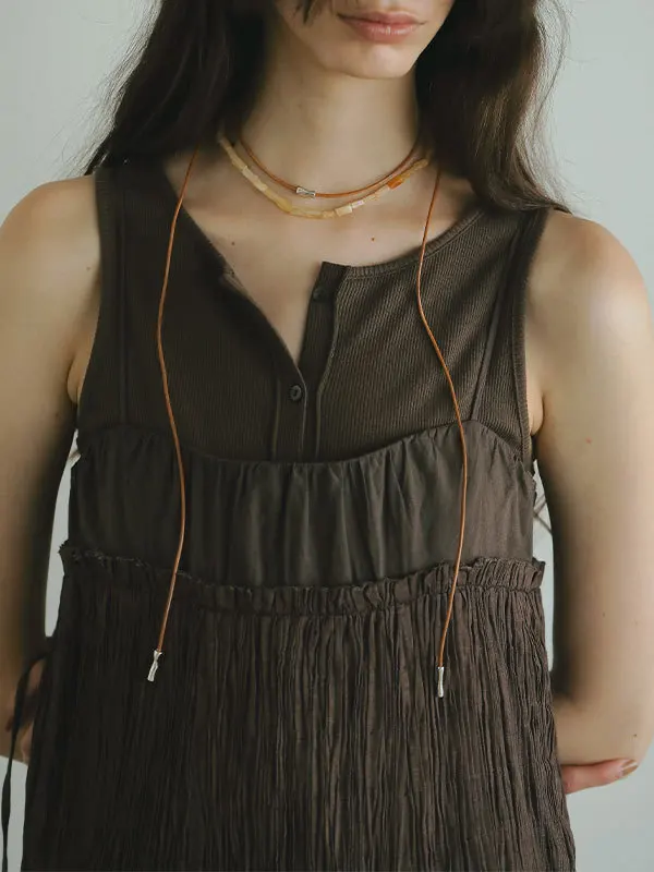 Gagarich 2025 مجموعة جديدة لربيع وصيف اليابانية Ins Blogger Lerm Wind فستان بحزام رائع فضفاض للتخسيس فساتين طويلة