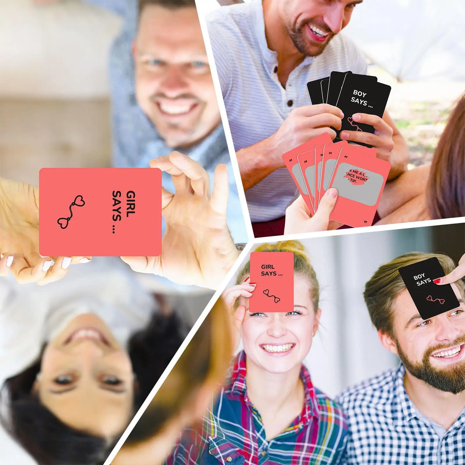 Carte di conversazione per coppie 46 pezzi Gioco di carte per domande di coppia Set di mazzi portatili per compleanni Incontri Camera da letto di nozze