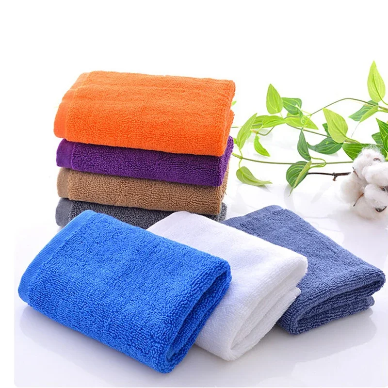 8 pieces 30x30cm 100% Cotton Hand Towel for Hotel Wholesale Absorbent Soft Face Towel for Children Corporate Gift Drop Shipping