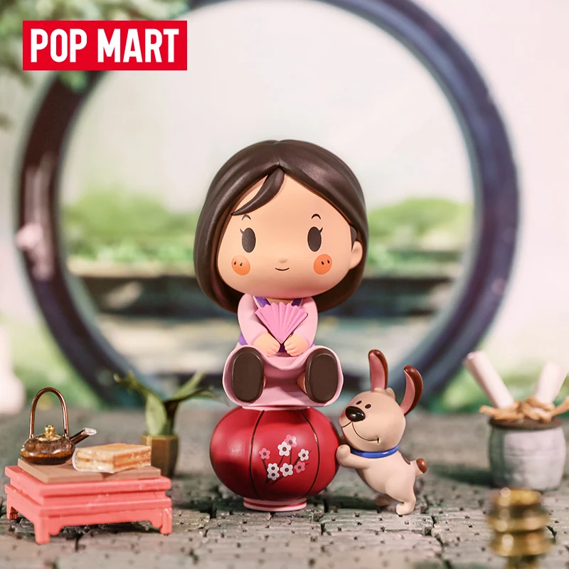 Детские игрушки SkullPanda Pop Mart Disney серии принцесс, игрушечные фигурки, экшн-фигурки, Подарочная коробка с сюрпризом, подарки для взрослых и детей