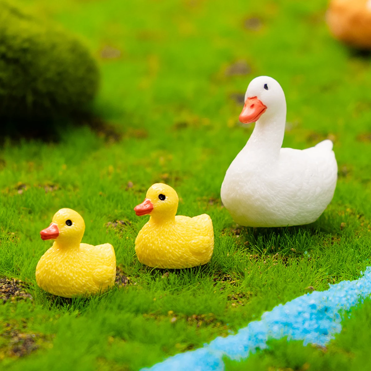 

20261/8PCS Micro Landscape Ornaments, Simulated Ducks, Yellow Ducks, Home Decor, Desktop Resin DIY Crafts, Decorative Ornaments