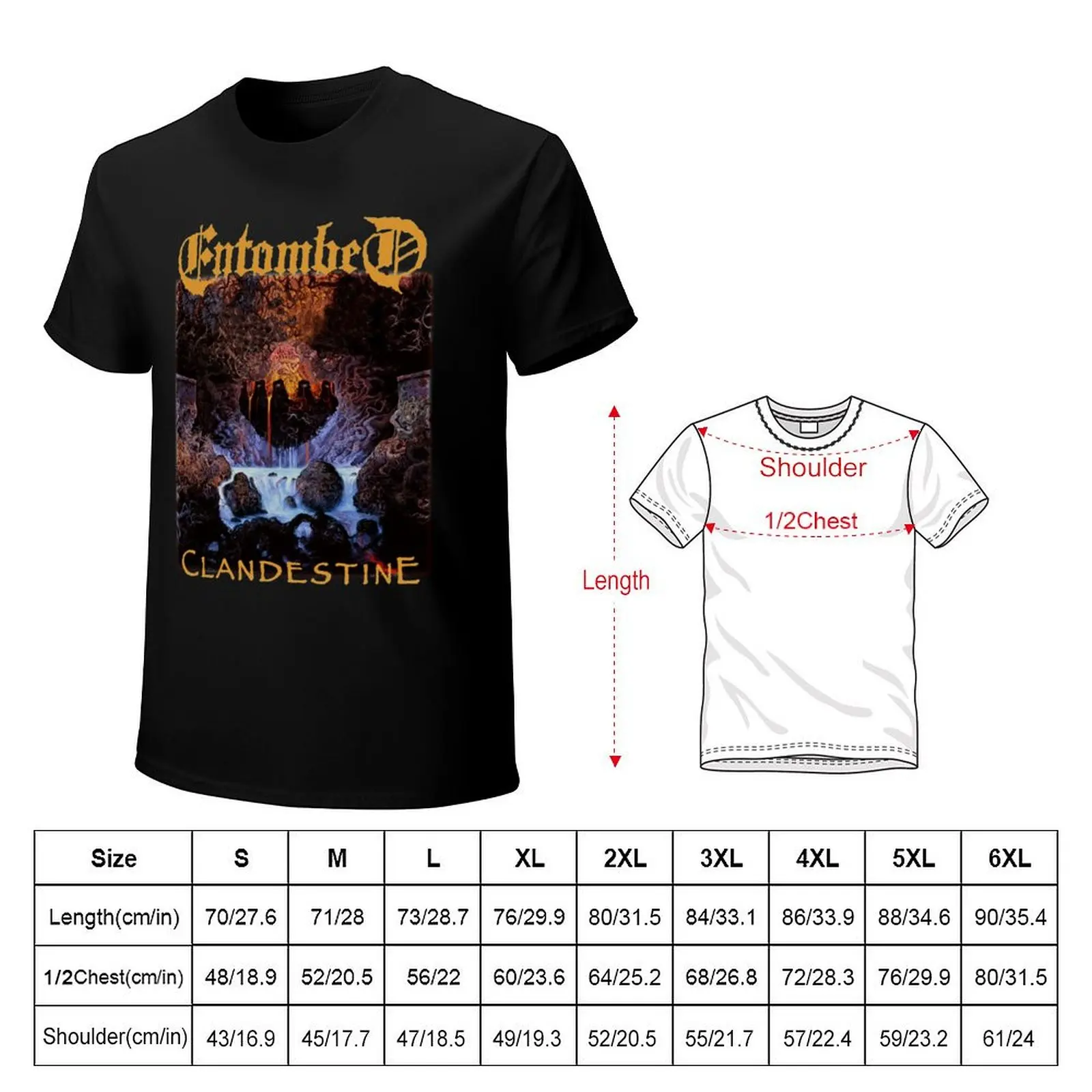 Underground entombed T-Shirt t shirts for man pack cotton T-Shirt