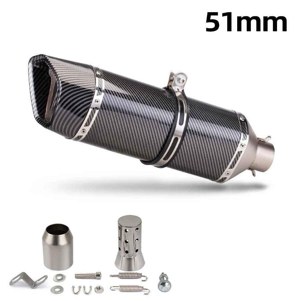 

Универсальный глушитель выхлопной хвостовой части мотоцикла 51 мм с DB Killer для YZF R1 R1200GS gsx750 Z900 Z400 cbr650