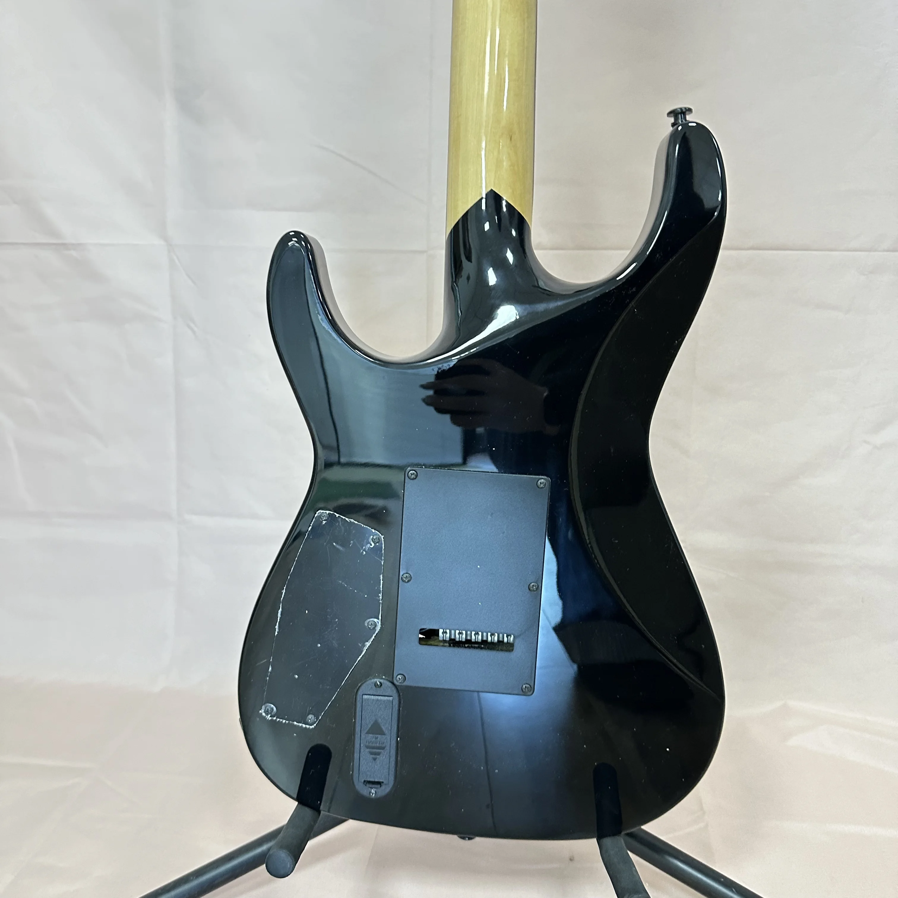 Moon Ouija Graphic Electric Guitar Black Body Double Humbucker Tremolo Occult Dark Metal Rock Guitar In Storck