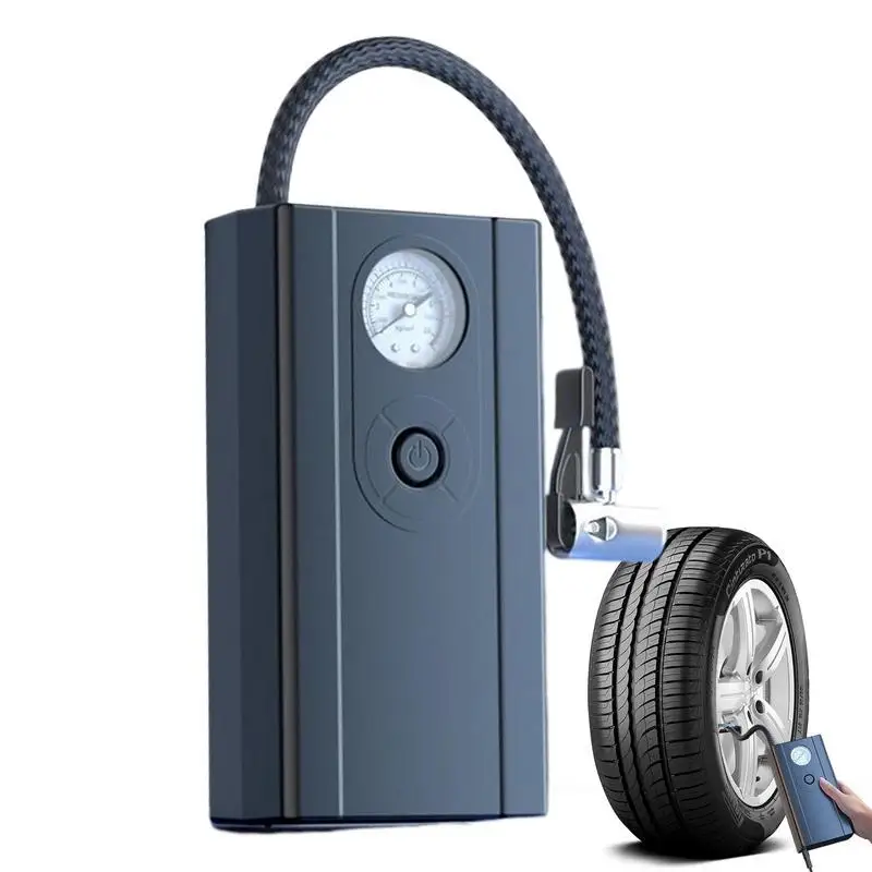 

Car Tire Inflator 12V Auto Inflator Air Compressor Pump Compact Air Compressor Tire Inflator For Car Truck And Motorcycle Tires