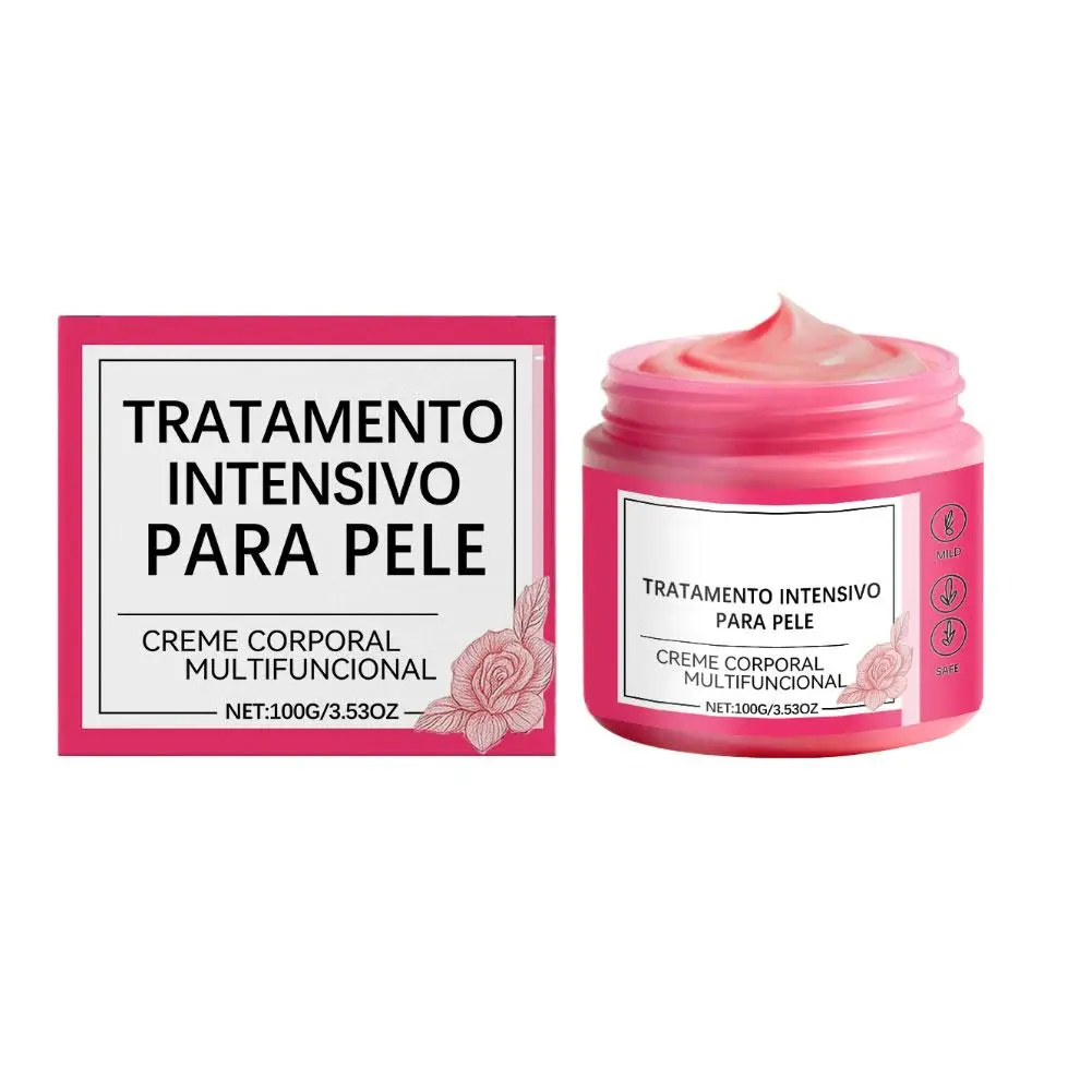 Crema intensiva rosa multifuncional para estrías, tratamiento posparto, mejora la reafirmante, cuidado de las marcas embarazadas