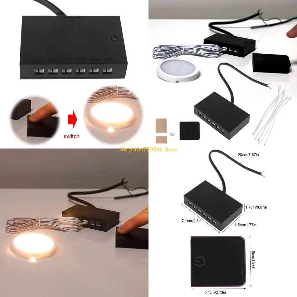 

K0EA 12V-24V 120W Wireless Control Handwave On/OFF Switch for Wardrobe Corridor Cabie