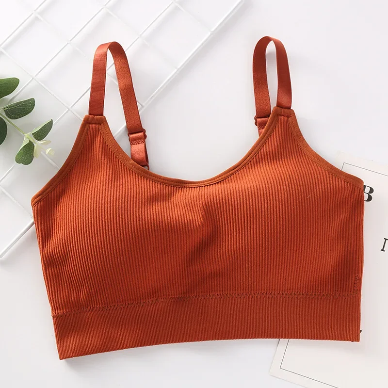 Sexy Seamless Brassiere Bras for Women Full Cup Breathable Bralette Wire Free Sleep Bra Tube Top for Sports High Quality image 4
