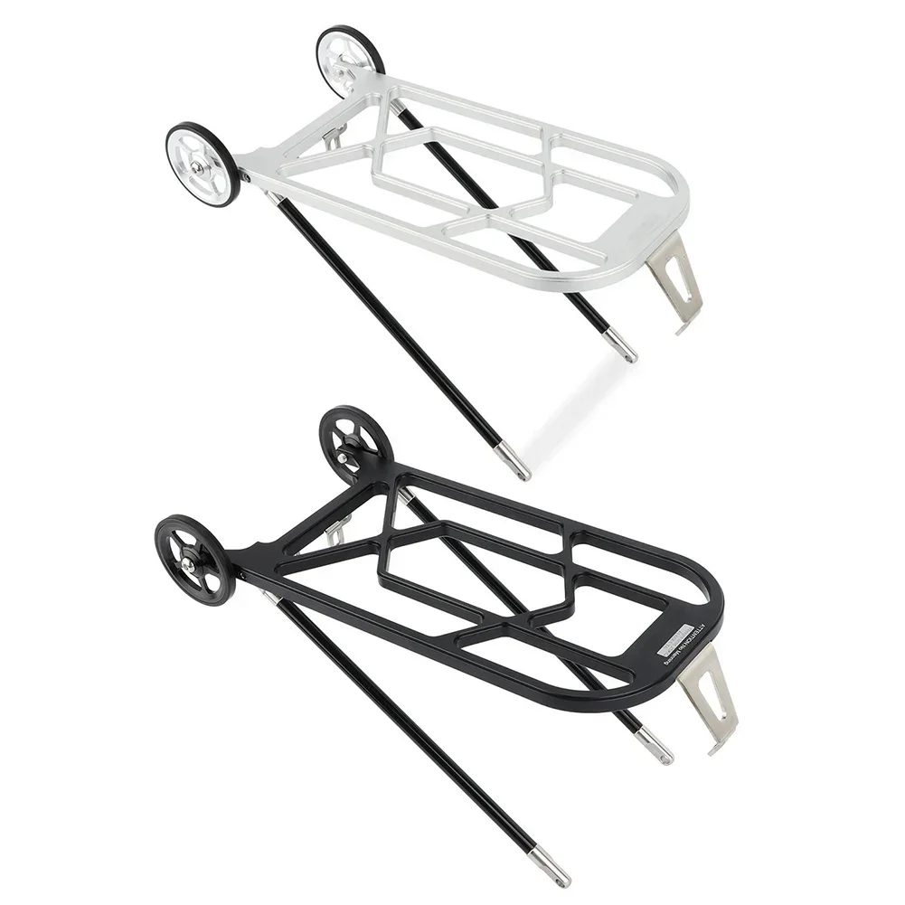 

CNC Cutting Mount Rear Cargo Rack Lightweight Bike Cargo Rack for 3sixty United Trifold and For Brompton Bikes
