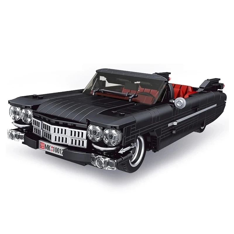 1245pcs Technical Original Retro Nostalgic Classic Car Building Block Model MOC High-Tech Vehicle Bricks Boys Toys for Kids Gift