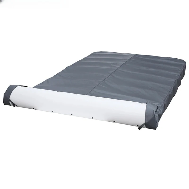 New 100% Waterproof Roll Up Swimming Pool Cover Swim Tub Cover