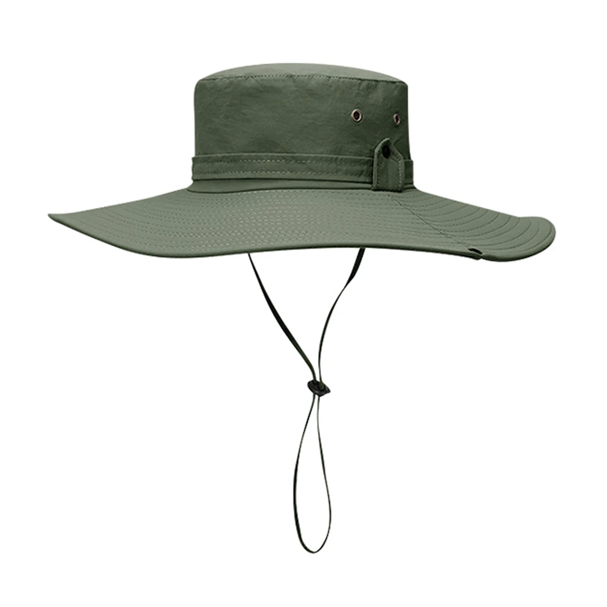 

62CM Military Green Sunshade Fisherman Hat for Men Sun Protection and UV Protection Big Brimmed Hat for Outdoor Fishing