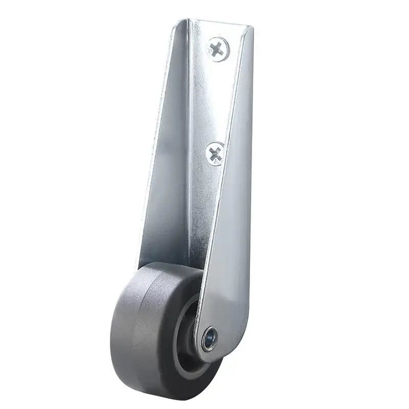 Caster Wheels Heavy Duty Long Bracket Directional Wheel Side Mount Casters Smooth & Quiet Rolling Casters For Various Furniture