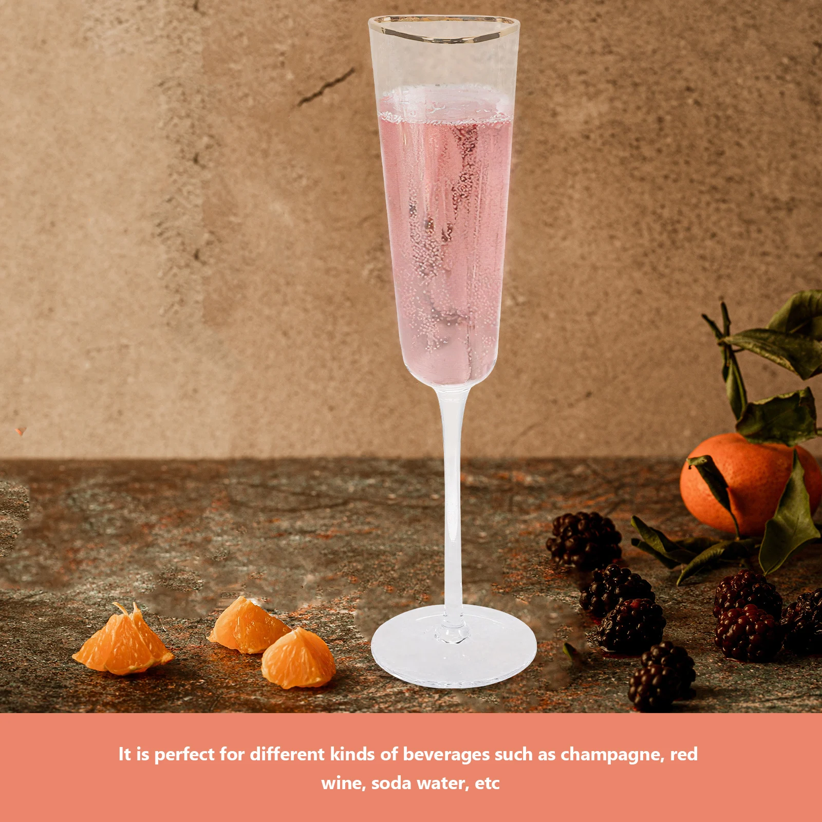 

2Pcs Flutes Clear Crystal Wedding Toasting Glasses for Bride Groom Special Occasion Wine Glasses Flutes