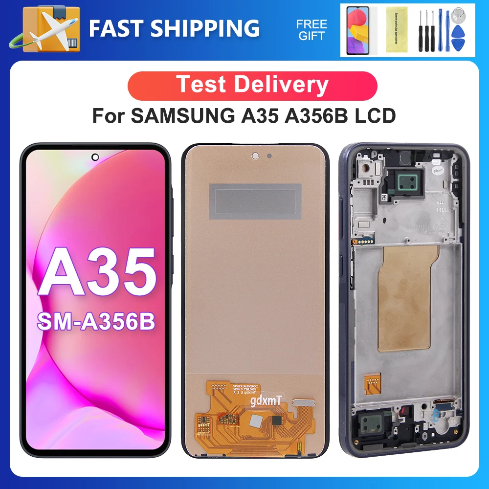 For Samsung 6.6''A35 Tested For A35 5G A356E A356B A356U LCD Display Touch Screen Digitizer Assembly Replacement