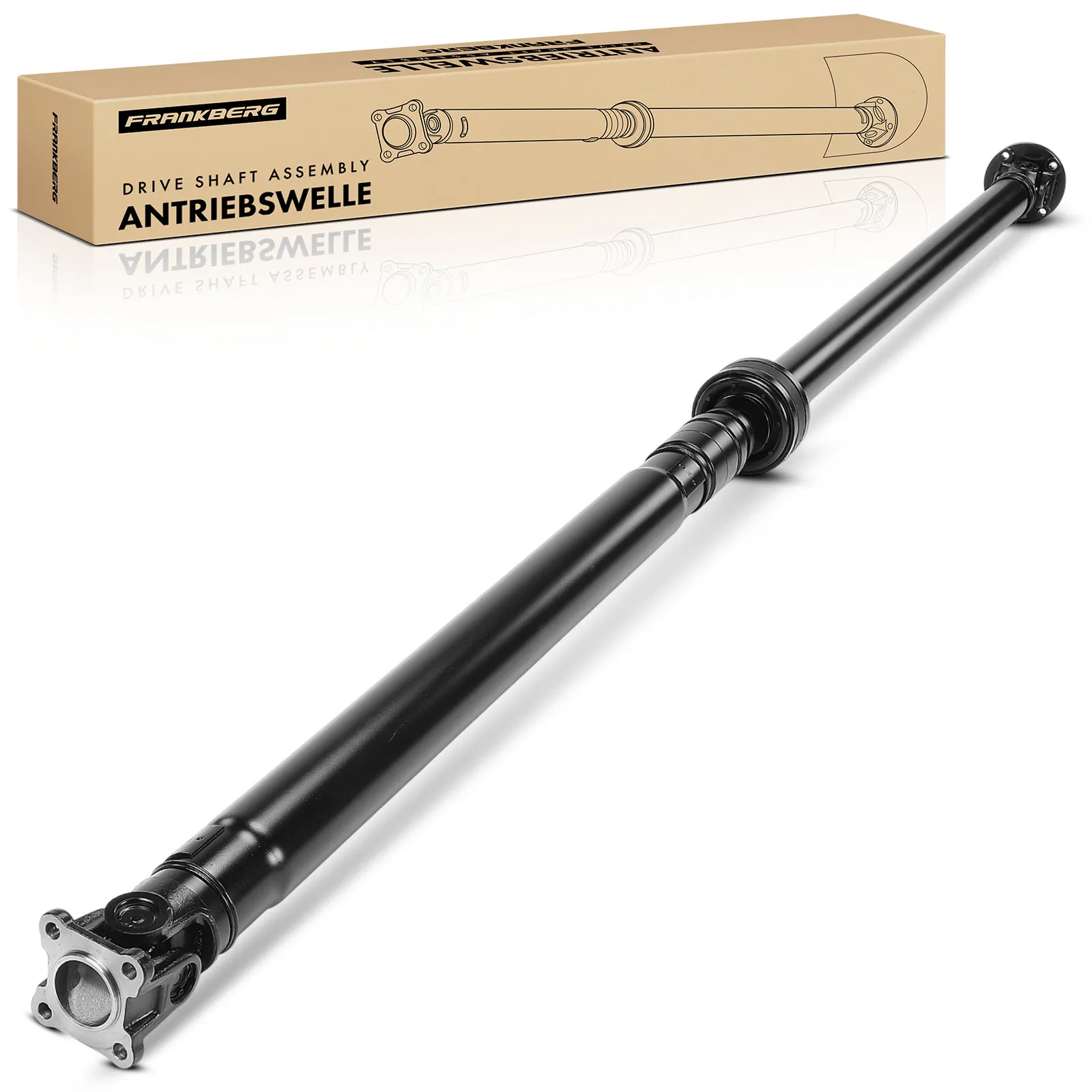 Frankberg 1x aandrijfas universele gewricht achteras voor Renault Koleos I HY 2.0L 2.5L bouwjaar vanaf 2008 37000JY00C 37000-JY00C