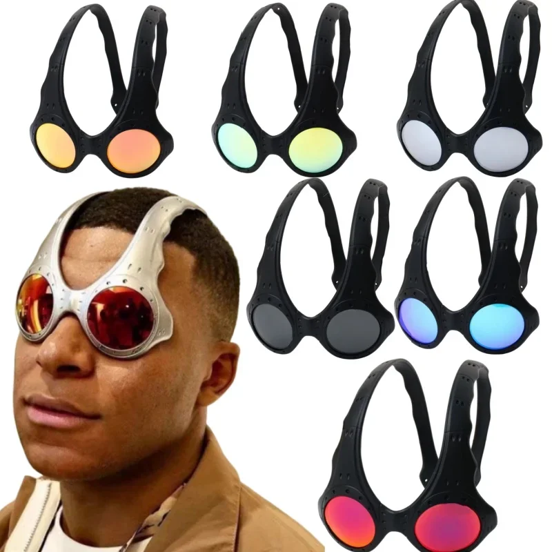 

Hip-hop Sunglasses Personality Sun Glasses For Men Women Metal Frame Eyewear For Cycling Running Beach Travel Retro Streetwear