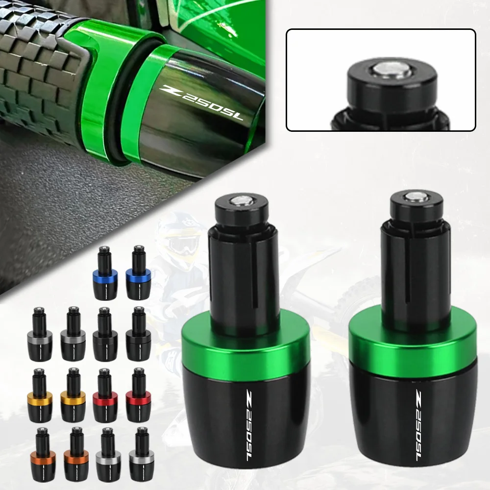 

For KAWASAKI Z250SL Z 250 Z250 SL 2024 2022 2021 2020 2019 2018 2017 2016 2015 2014 Moto Universal Handlebar Grips End Cap Plugs