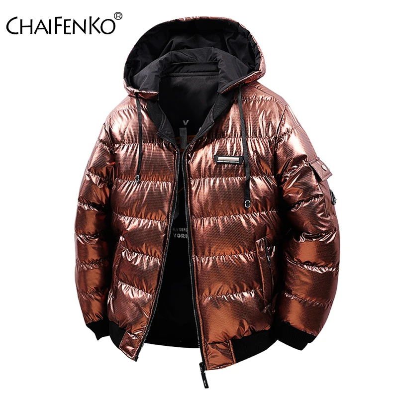 

Men Keep Warm Windproof Coats New Fashion Solid Double Sided Wear Jacket Winter Windproof Versatile Casual Removable Hat Parka