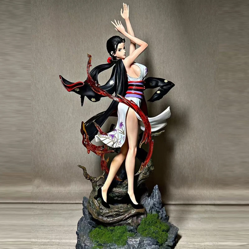37cm Nico Robin Figure One Piece  Anime Figures 2 Heads Figurine Collection Statue Desk Decoration Ornament Toys Christmas Gifts