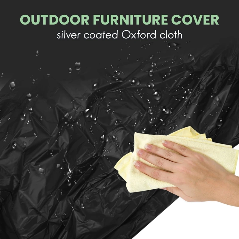 Storage box cover Outdoor Deck Box Cover with Zipper Waterproof Garden Storage Box Cover