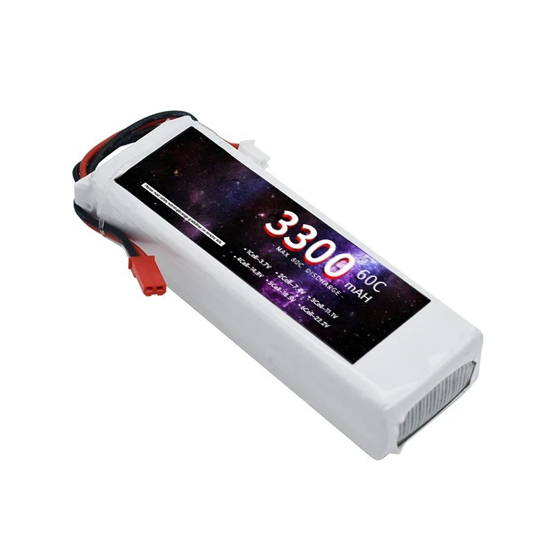 3S 60C 11.1 فولت 3300 مللي أمبير بطارية مع XT60 T JST XT30 ل RC طائرة كوادكوبتر سباق السيارات التحكم عن بعد الطائرة بدون طيار 4WD قطع الغيار #4