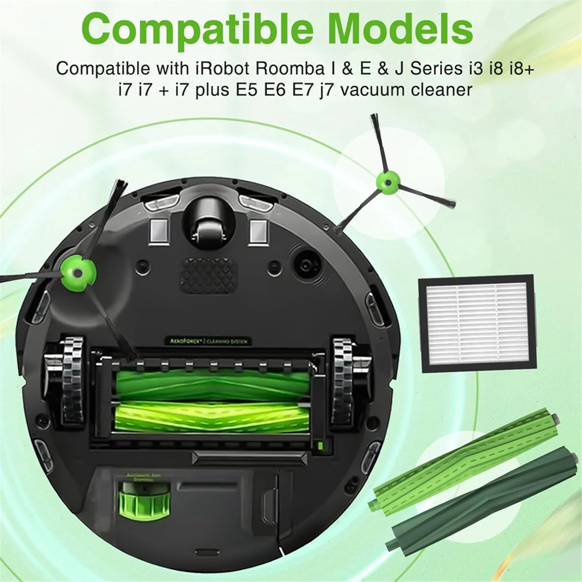 Untuk IRobot Roomba E5 I3 I7 J7 I4 I7 + I3 + I4 + I6 I6 + I8 I8 + J7 +/Plus E6 E7, E & I & J Seri Aksesori Penyedot Debu