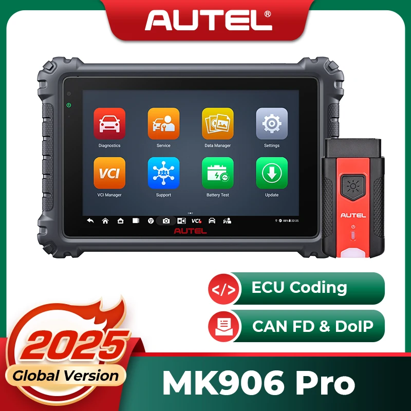 

Autel MaxiCOM MK906 Pro MK906PRO Diagnostic Scanner Advanced ECU Coding Diagnostic Tool OBD2 Scanner PK MaxiSys MK906BT MS906