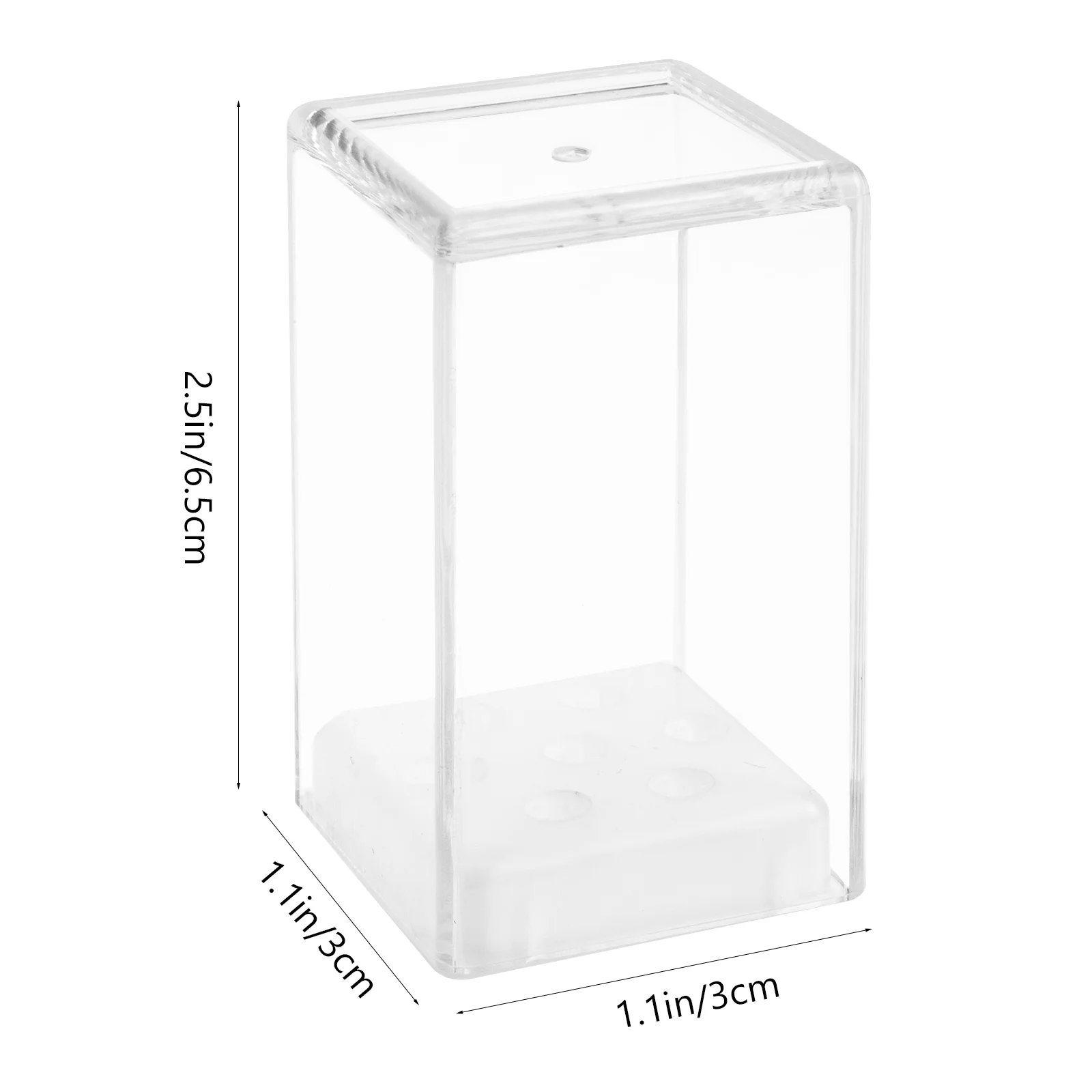 3-delige organisator Slijpkopopslag Miss Zonnebrilhouder Gereedschap Plastic Pp Nagelbits