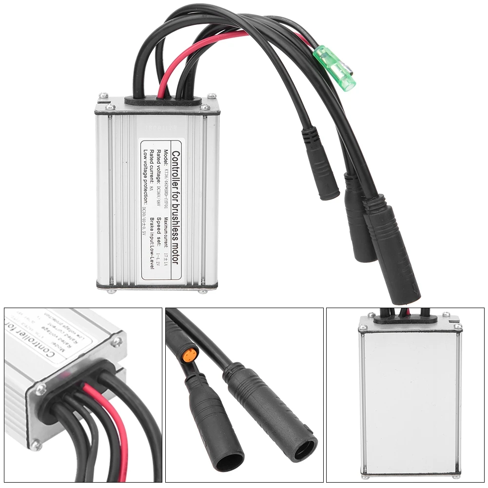 

Controller Brushless Waterproof Adapter with Hall for e Bike Electric Scooter 36V/48V Motor e Bike Controller