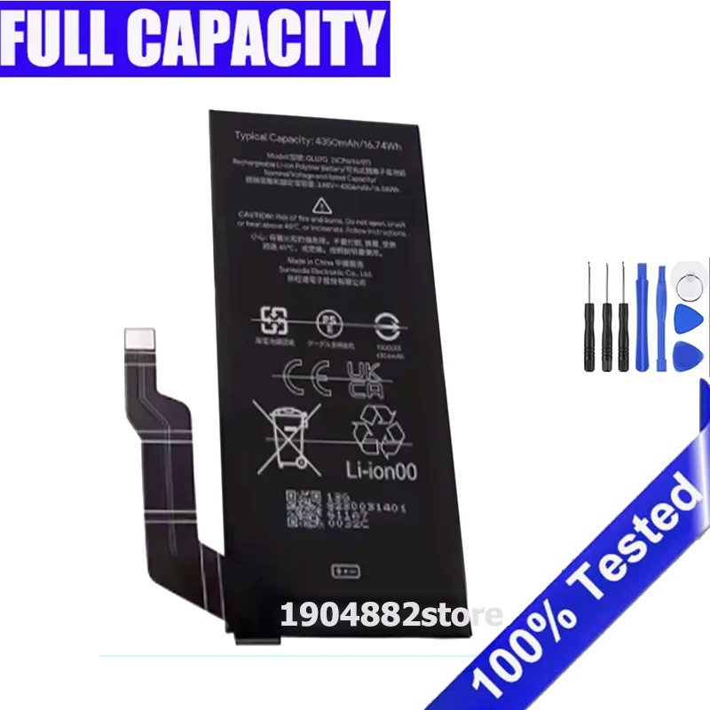 

Full New Battery For HTC Google Pixel 6A Phone Battery 4350mAh Mobile Phone Replacement