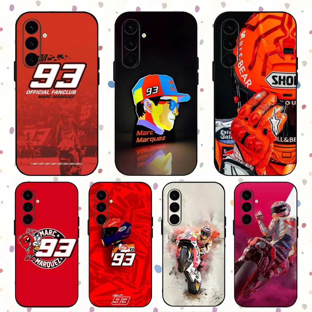 G-p93 Mar-cs M-MarquEZ Hot Phone Case For Samsung Galaxy S25 S24 S23 S22 S21 S20 Plus Ultra Note20 Soft Black